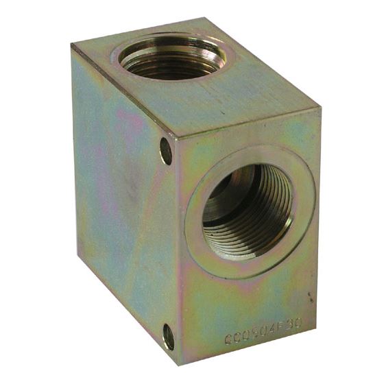 mounting block for 2/2way valve 021-E - 1"