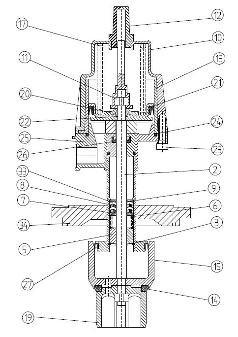 Seat Valve for Media Block DN32-50 E1