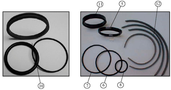 Hydraulic Cylinder Seal Set D120xd85