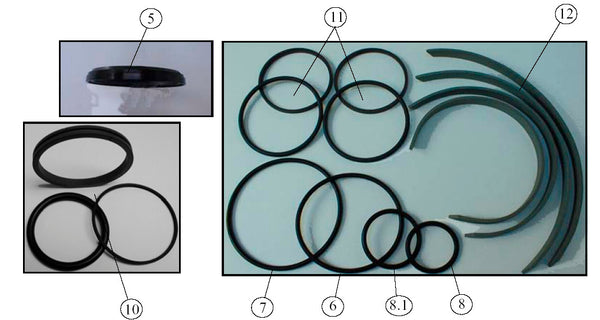 Hydraulic Cylinder Seal Set D80xd55 B+S