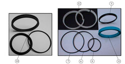 Hydraulic Cylinder Seal Set D100xd70 B+S/Parker