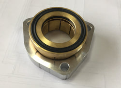 Clamping Flange Complete D38 3holes 130° Alu