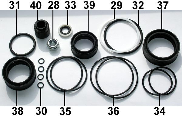 Fill Injector Seal Set F50 ... 16 .. EPP Eject